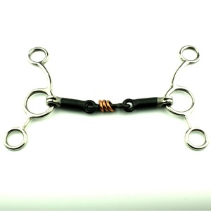 อุปกรณ์จำเป็นสำหรับการขี่ม้าทำจากสเตนเลสสตีล2024พร้อมปิดปากแบบเลื่อนทำจากเหล็กหวาน - Product Image 3