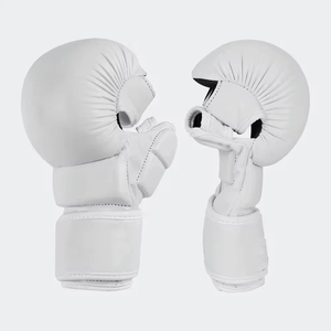 Gants de grappling en cuir de 4 oz pour l'entraînement, le sparring et le punching - pour le kick boxing et le grappling (vente en gros) - Product Image 1