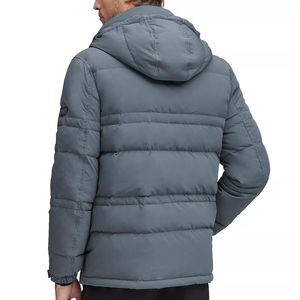 Veste matelassée à capuche légère, dernière tendance, vente chaude, couvre-visage intégral, résistante à l'eau et avec personnalisation de la marque, vestes pour hommes - Product Image 5