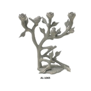 Elegant Design <b>Candle</b> <b>Stick</b> Stand Golden Finished Aluminum <b>Candle</b> Holder Hot Selling Tea Light Metal <b>Candle</b> <b>stick</b> Holder - Product Image 2