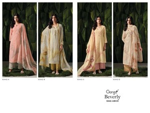 Mode moderne avant Georgette Salwar Kameez Unique hiver été fête porter coton Kota imprimé brodé indien pakistanais - Product Image 5