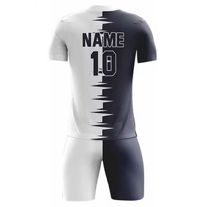 ชุดเสื้อเจอร์ซีย์ฟุตบอลชุดทีมสโมสรฟุตบอลแบบดั้งเดิมชุดเสื้อเจอร์ซีย์เล่นฟุตบอลพิมพ์ซับลิเมชันไทย - Product Image 2