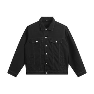 Nouvelle veste en jean pour homme 2026, coupe oversize, imprimée, effet vieilli, colorée, de haute qualité, épaisse, style streetwear - Product Image 5