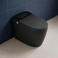 Toilette Intelligente Mains Libres avec Couvercle à Ouverture et Fermeture Automatiques et Désodorisation pour Salle de Bain Moderne