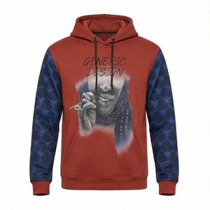 Sweat-shirts à capuche épais 500 GSM en coton premium, chauds et durables, unisexe, prix usine, vente en gros, logo personnalisé - Product Image 1