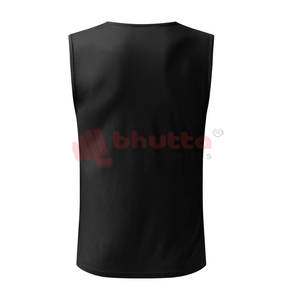 Débardeur sans manches 100% coton blanc pour hommes tissage tricoté respirant et à séchage rapide pour la salle de sport ou le style sportif - Product Image 5