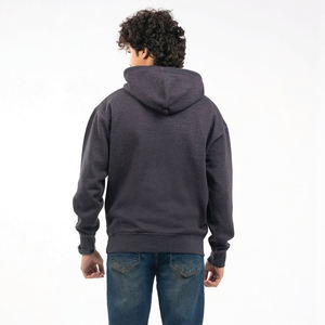 Sweat-shirt épais et lourd à capuche pour homme, coupe décontractée, 500 460 400 Gsm, logo personnalisé, molleton, coupe régulière, 100% coton, sweat-shirts d'automne - Product Image 2