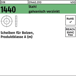 Arandela de Acero Electrogalvanizado DIN 1440 100 X 125 X 14 mm 1 Pieza - Product Image 1