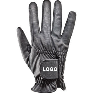 Gants d'équitation professionnels pour hommes en cuir de qualité supérieure, antidérapants, pour l'équitation à dos de cheval, gants à doigts complets - Product Image 4