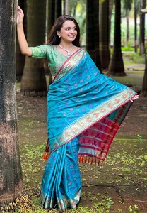 El diseñador de Bollywood, las últimas tendencias, usa la seda Patola más hermosa con Zari Weaving Saree, exportador y suministro indio - Product Image 2