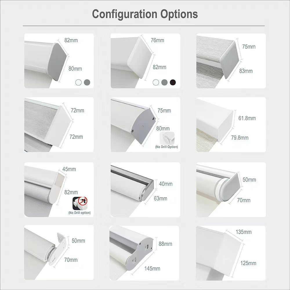Rollergy Cordless Smart Blinds For Window Solar Shades Blackout Sunscreen Roller Blind Electric Motorized Roller Shades · image 14