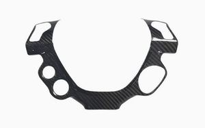 Rivestimento per Pulsanti del Volante in Vera Fibra di Carbonio 3K Twill Lucido per <span class=keywords><strong>Ferrari</strong></span> 458 Italia, <span class=keywords><strong>Accessori</strong></span> Interni <span class=keywords><strong>Auto</strong></span> di Lusso - Product Image 3