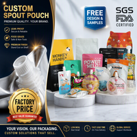 Sachet d'emballage alimentaire personnalisé en gros avec bec verseur, pochette souple verticale pour jus, café, gelée, noix - Fabricant OEM