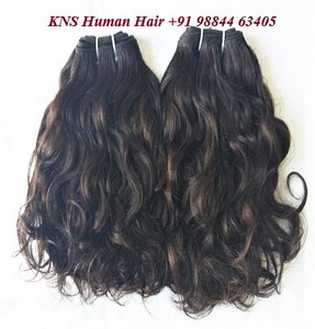 Cabello Virgen Indio IVH10 Remy, Cabello Humano Virgen Indio Rizado Negro y Marrón, en Paquetes de 100g - Product Image 3