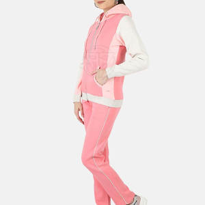 Chándal Deportivo Informal de Alta Calidad para Mujer, con Capucha, Color Sólido, Ecológico, para Invierno, MOQ Bajo para Adultos - Product Image 4