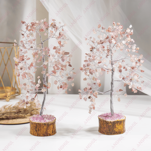 Amazing Quality Best Price Premium AAA Grade Strawberry Quartz 300 Chips Gemstone <b>Crystal</b> <b>Tree</b> Life Artisan Craftsmanship Home - Product Image 4