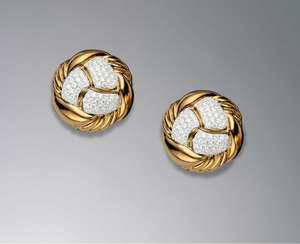 Boucles d'oreilles en or blanc 14 carats avec diamant HPHT cultivé en laboratoire Vvs coupe ronde personnalisée pour cadeau de fille tendance Boucles d'oreilles bijoux - Product Image 3