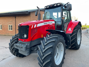 รถแทรกเตอร์ฟาร์ม 150 แรงม้า Massey Ferguson 6480 ขับเคลื่อน 4 ล้อ รถแทรกเตอร์การเกษตร Dyna-6 แบบมีห้องโดยสาร รถแทรกเตอร์มือสองสำหรับขาย - Product Image 4