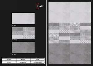 Carreau de mur en céramique antidérapant mat de 300x600mm Carreaux de sol extérieurs en porcelaine - Product Image 6