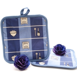 ที่ใส่หม้อผ้าฝ้ายแท้แบบน่ารักผู้ผลิตในอินเดียที่จับหม้อขนาดใหญ่ - Product Image 6