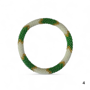 Pulsera Boho Hecha a Mano con Múltiples Capas, Cuentas de Resina y Borlas, Chapado en Oro, Pulseras de Cuentas Coloridas, Regalos de Moda para Fiestas - Product Image 1