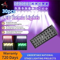 Venta caliente de fábrica LM30 350W RGB DMX512 segmento LED atómico luz estroboscópica luces de proyección de escenario para Night Club Disco Bar boda
