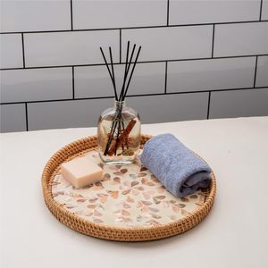 Khay tre làm bằng tay với mẹ của Ngọc Trai Inlay sinh thái thân thiện trang trí phục vụ khay - Product Image 4