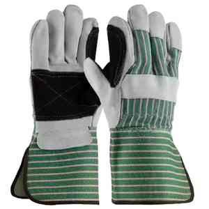 Guantes de trabajo de cuero a precio barato Material duradero de alta calidad Puño de seguridad hecho en cuero Guantes de trabajo de cuero de alta demanda - Product Image 6