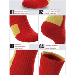 Chaussettes en coton décontractées à logo personnalisé, nouveau design tendance populaire, chaussettes à motif personnalisé pour hommes, chaussettes de lutte - Product Image 3