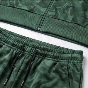 Chándal Deportivo con Cremallera para Hombre, Transpirable, con Capucha, Cintura Ajustable con Cordón, Cómodo para Atletismo, Fitness, Gimnasio, Jogging y Deportes - Product Image 5