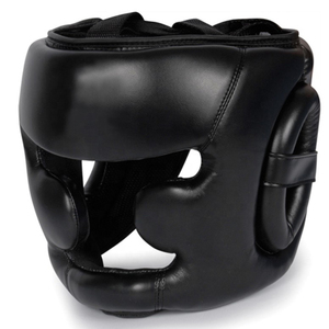 MMA Kickboxing Kudo Head Guard Durable Training Headgear with Face ProtectionTraining Face <b>Helmet</b> - Product Image 3