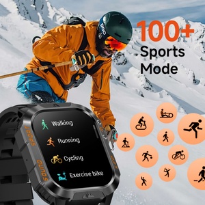 Montre connectée de sport HT46 pour l'extérieur, écran IPS de 2,01 pouces, lumière LED, étanche IP68, appels sans fil, suivi de la forme physique - Product Image 4