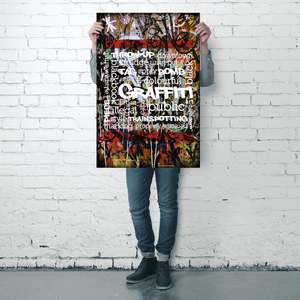 Graffiti Art <b>Poster</b> Durable Paper Wall Decor - Product Image 4