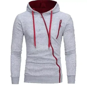 Sudaderas con cremallera para hombre de talla grande Sudaderas con cremallera a la moda y elegantes en stock para sudaderas con capucha personalizadas para hombre - Product Image 3
