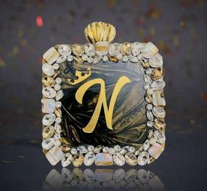 Embrague de resina y piedra preciosa de estilo elegante, monedero de resina para eventos de fiesta de boda a la moda, bolsos de mano de resina de diseño creativo - Product Image 5