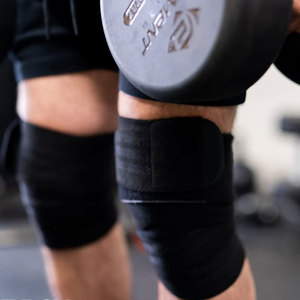 Gym Weightlifting Power Lifting Heavy Duty <b>Knee</b> Wraps <b>Compression</b> High Quality Heavy Duty <b>Knee</b> Wraps - Product Image 6