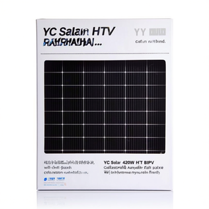 แผงโซลาร์เซลล์ YC Solar 420W HJT BIPV แบบโมโนคริสตัลไลน์ ฮาล์ฟเซลล์ พร้อมกรอบอะลูมิเนียม ได้รับการรับรองมาตรฐาน TUV - Product Image 2