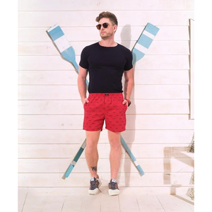 100% Cotton Men's <b>Boxer</b> Briefs <b>Short</b> Set Custom Logo Fashion Printed Hot <b>Shorts</b> Casual Gym Workout Drawstring Closure Quick Dry - Product Image 6