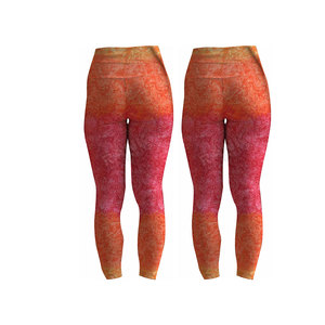 Ideal For Yoga Wear And Gym Workouts Elastic Waist Yoga Leggings Comfortable Women's Leggings With Soft Stretch <b>Fabric</b> - Product Image 5