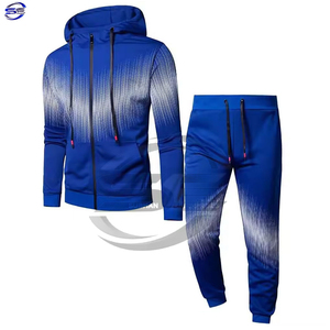 Personnalisé 300Gsm Coton Jogging Gym T Shirt Hoodies Unisexe Ras Du Cou Sweat Ensemble Femmes Survêtements Hommes Hoodies Femmes Survêtement - Product Image 1