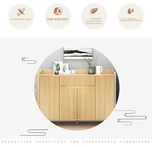 Papier peint auto-adhésif en bois pour la décoration de la maison, <span class=keywords><strong>film</strong></span> décoratif pour meubles, autocollant mural épais, <span class=keywords><strong>prix</strong></span> d'usine - Product Image 6