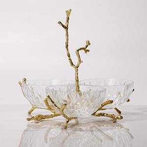 แท่นวางช็อคโกแลตทำมือสุดน่ารักพร้อมแท่นวางช็อคโกแลตขัดเงาสีทองสำหรับใช้เสิร์ฟและเสิร์ฟของหวาน - Product Image 1