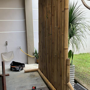 Solution murale en bambou durable pour les fermes Support en bois traité sous pression pour les produits de matières premières en bambou - Product Image 4