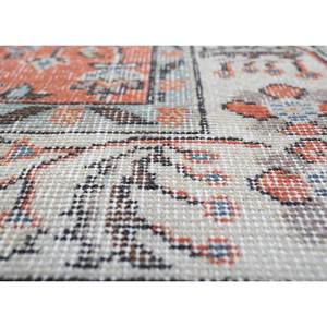 Vintage Large Area Pae-2429 Hand Knotted <b>Wool</b> Rug <b>Red</b> & Orange Floral Pattern for Home Living Room Hallway Rectangle for Teens - Product Image 3