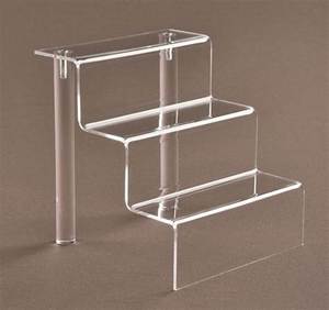 Acrylique moderne élégant 3 à 4 niveaux Display Riser Elegant Toy for Showcase for Retail Home Decor - Product Image 3