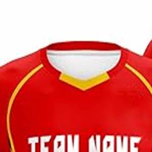 Ensemble de maillots de football surdimensionnés personnalisés en gros, style streetwear, 100% polyester, maillot de football, téléchargé par Dress Sports - Product Image 2