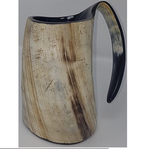 Tasse à boire en corne Tasses à corne à boire Viking originales par l'artisanat indien avec tasses à boire avec vente - Product Image 4