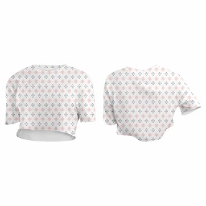 Top CORTO BÁSICO personalizado del fabricante para mujer nueva moda estilo Hip Hop camiseta de Color sólido de gran tamaño 100% camisetas de algodón para bebés - Product Image 6