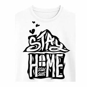 100% coton conception personnalisée hommes T-Shirt cou à manches courtes tricoté blanc vêtement uni teint Unique impression motif numéro de modèle INS - Product Image 3