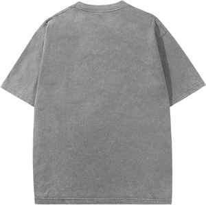 Camiseta de algodón de mujer de gran tamaño | diseño cómodo suave transpirable de patrón sólido para una moda diaria fácil - Product Image 4